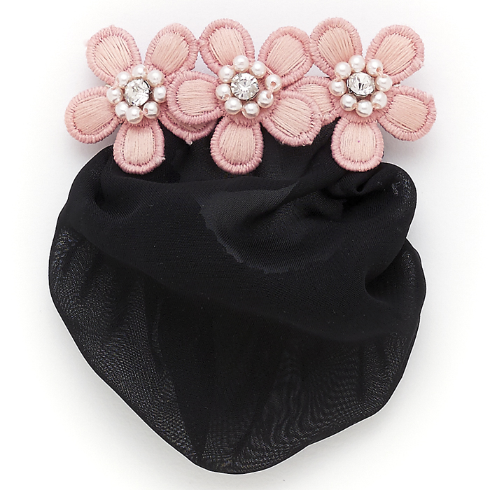 4078 Flower and Stone Snood - Click Image to Close